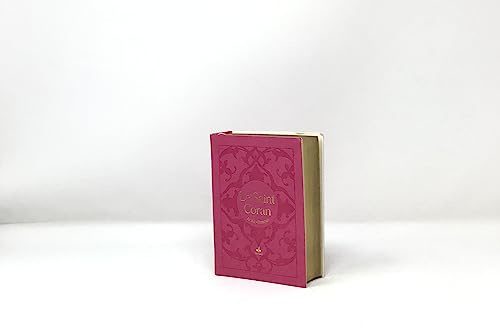 Saint Coran - Bilingue (arabe,français) - Poche (10x14) - rose - dorure: Avec dorure, couverture rose