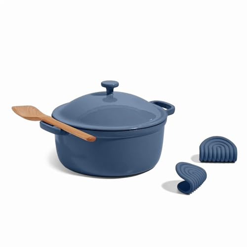 Our Place Pot parfait en fonte, sel bleu