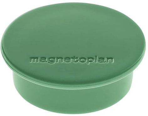 magnetoplan | Magnet DISCOFIX COLOR | Ø 40 mm | VE 40 Stk | grün