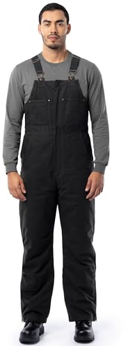 Wrangler Riggs Workwear Herren Isolierte Entenlätzchen Arbeitsschutzanzug, Schwarz, 3XL