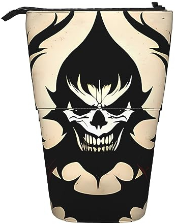 Nadie Niedlicher kleiner Fuchs bedrucktes Federmäppchen, Stehender Stifthalter, Teleskop-Federmäppchen, Pop-Up-Make-up-Tasche, Teufel Satan, Einheitsgröße, Taschen-Organizer