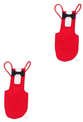 FRCOLOR 2stücke Papagei Fluganzug Mit Windel Für Kleinvögel Bequeme Und Praktische Vogelbekleidung Für Unterwegs Für Partys Und Ausflüge