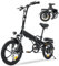 Finbike 250w Bici Elettrica Pieghevole, Bicicletta Elettrica A Pedalata Assistita, 7.8ah Batteria, Autonomia Di 35-55km, Facile Da Montare, 4 Ammortizzatori, 3 Modalità Di Guida, Carga 120kg