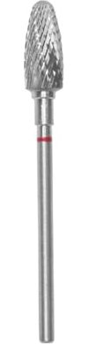 STALEKS PRO fresa de carburo de tungsteno para torno de uñas, broca 6x14 mm. Forma maiz (Grano Fino)