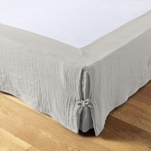 Cache sommier 160x200 cm Gaze de Coton Nuage
