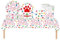 69pcs Rainbow Paw Print Dog Birthday Party Tableware,Dog Birthday Tablecloth,Paper Plates,Napkins Serviettes and Cups for Kids Puppy Themed Birthdays Party Supplies,Dogs Birthdays Parties Decorations