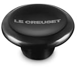 Le Creuset Signature Grand bouton Nickel noir