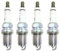 Kfz-Ersatzzündkerzen 101000063AA Zündzündkerze Kompatibel mit Audi A3 A4 A6 1.8 2.8 Kompatibel mit Skoda Superb Kompatibel mit VW Golf Kompatibel mit Jetta 1.8 PFR6Q 97387 6458 5773 Zündkerze