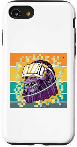 Hülle für iPhone SE (2020) / 7 / 8 Bigfoot VR Virtual Reality zukünftige mythische moderne