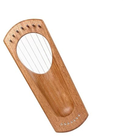 Lange Harfe 7 Saiten Lyra Harfe Holz Harfe Tragbare Harfe Musikinstrument