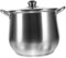 GREENADSCAPE Topf aus Edelstahl Edelstahlpfanne edelstahltopf pfanne flach cauldron sheet pan Shabu-Topf Suppentöpfe mit Deckel Nudeltopf Milchtopf Suppentopf Rostfreier Stahl Silver