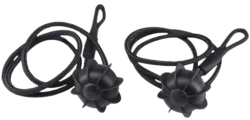 ZXYIWSDF Auto Kofferraum Halteband Kompatibel Mit Vw Für Golf 5 6 Für GTI R20 Schrägheck Hutablagen Kofferraumdeckel Rückregal Schnur Haltegurt Seil SmallBall 1K6 863447A(2 Item)