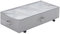 woodluv Underbed Storage Basket on Wheels, Foldable Underbed Storage Box, Rolling Underbed Storage Organizer with Zipped Lid for Clothes, Shoes, Bedding, Space-Saving, Grey