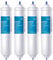 Refirgerator Water Filter, Compatible for Samsung DA29-10105J HAFEX/EXP WSF-100 Aqua-Pure Plus/Compatible for LG 5231JA2010B/Compatible for GE GXRTQR,Refrigerator Water Filter.(4 pcs)