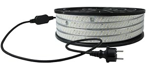 LEDWORK SOLUTIONS ECLAIRANTES LWK Ruban LED de chantier à brancher 50M 1420LM 5K IP65 (50 mètres)