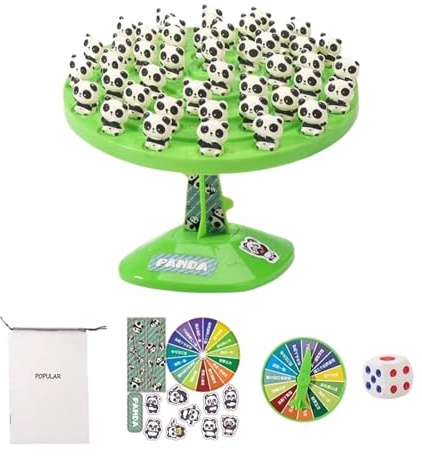 Generisch BalancierBrettspiel | Strategisches Denken & Interaktion,Brettspiel Panda Balance - Für, Mädchen, Vorschulkinder, Camping, Klassenzimmer Und Geburtstagsfeier