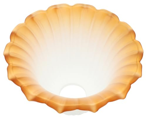 Langlebiger Tischlampenschirm aus Glas, Lampenschirm Glas mit 42mm Fitter | Lampenabdeckung als Ersatz für Alte oder Defekte Teile, Lichtgehäuseabdeckung für Steh und Schreibtisch
