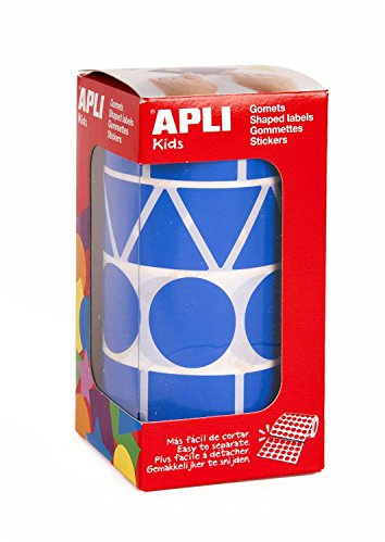APLI Kids 11162 - Rolle mit Gummifiguren, sortiert, blau, Größe XL