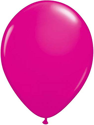 Qualatex Balloons, Rubber, Wild Berry, 11-Inch