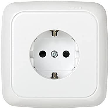 Simon - 31472-60 enchufe 2p+tt schuko monobloc s-31 bl nieve Ref. 6553130064