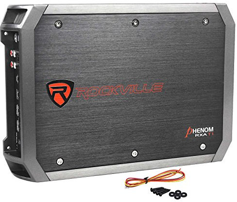 Rockville RXA-T1 1500W 2-K-Auto-Verstärker, Dyno-zertifizierte RMS, MOSFET-Leistung, ELNA-Kondensatoren, Klasse A/B, perfekt für Auto-Audio und Subwoofer
