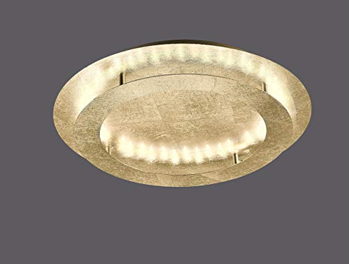 P.Neuhaus 9621-12, Deckenleuchte, Plastik, gold, 50 x 50 x 8 cm