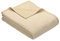Ibena Fano Sesselschoner 050x200 cm – Sesselschutz wollweiß Creme, toller Sessel Schoner aus hochwertiger Baumwollmischung, kuschelweich und pflegeleicht