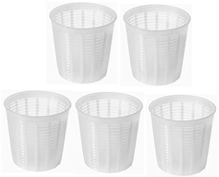 AlcoFermBrew 5 x Käseform 9.8x10cm - 0.35kg – Käseformen | Korb | Käseherstellung | Lab