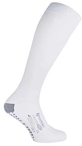 Saphena - Unisex Medical Graduated Compression After Surgery Below Knee Non Slip Anti Embolism Stockings with Grips