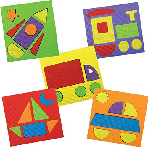 Imagimake Make with Shapes | Vehicle Theme Shape Puzzles for 3 Year Olds | Preschool Learning Activities | Montessori Toys | 3,4,5 Year Old Boy Gifts & Girl Gifts | Easter gifts for Toddlers
