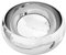 vidaXL Lavabo Cerámica Sanitario Baño Servicio Fregadero Piezas de Fontanería Bricolaje Instalación Decoración Aseo Grifería Grifo 40x15 cm Plateado
