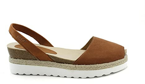 Ria Scarpe Donna Sandali minorchine Platform Corda Vegan Shoes 36