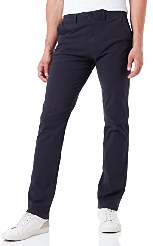 Dockers, Pantalon SMART 360 FLEX CHINO SLIM, Homme, Marine, W33/L34