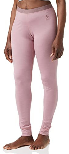 Odlo Damen Unterhose SUW Bottom Pant NATURAL 100% MERINO WARM, woodrose, S, 110831