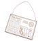 Schild Briefmarke Holzschild mit Spruch Graviert - I love Athen | Visit Athen - Postkarte Deko 20x13cm | Dekolando Home Accessoires