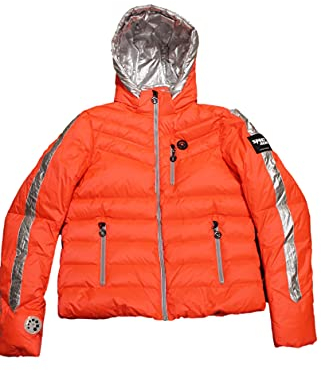 Sportalm Kitzbühel Damen Ski Jacke Tinda Orange Silberfarben