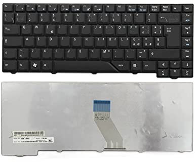 CLICK HELP Tastiera Notebook Compatibile sostitutivo per Acer Aspire 4930 4520 4710 5920 4930 5720 6935 (Nera Opaca)