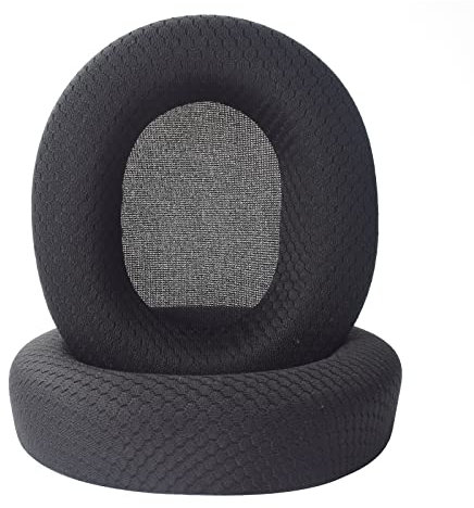 Arctis 9 Ersatz-Ohrpolster, weiche Ohrpolster, kompatibel mit SteelSeries Arctis9, Arctis7, Arctis5, Arctis3, Arctis1 und Arctis Pro, kabellose Gaming-Kopfhörer, Schwarz