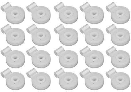 20Pcs Sunshade Net Clip, Round Shade Cloth Clips, Greenhouse Shade Cloth Fix Clamp Plastic Grommet Fence Netting Installation Hook