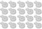 20Pcs Sunshade Net Clip, Round Shade Cloth Clips, Greenhouse Shade Cloth Fix Clamp Plastic Grommet Fence Netting Installation Hook