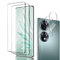 Holilo【2+2 Pièces pour Honor 70 Verre Trempé + CaméRa ArrièRe Protecteur, 9H Dureté aux Rayures RéSistant Verre Trempé Membrane, sans Bulles HD Protection DéCran CaméRa Film