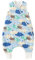 LULUMONKEY Baby Schlafsack mit füßen Winter, Schlafsack mit Beinen Baby 2.5 Tog, Baumwolle Unisex Baby Schlafsack Warm 70 cm