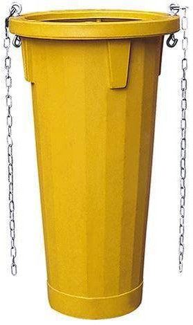 MARRA EDILE 1 PZ TUBO SCARICO DETRITI TUBI LAVORO CANTIERE GIALLO H 110 CM