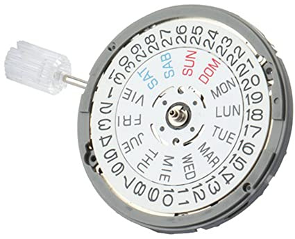 FURREN NH36 Uhrwerk, englisch, Datum Woche, automatisch, 3,8 O'Clock, mechanische Uhrwerk, Ersatzteile, weiß, 0