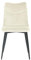 exitodesign Polsterstuhl Gaja - Gepolsterter Stuhl - Esszimmerstühle - Bürostuhl - Stuhl Küche Wohnzimmer - Bequem Praktisch - Haltbares Material - Zimmer Deko Wohnzimmer - 59x46x86cm - Hellbeige