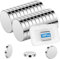 Wzone 20PCS Neodym Magnete, 15x3 mm Kleine Magnete Rund Starke Magnete für Whiteboard Kühlschrank Pinnwand Fotos DIY Craft Office