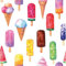 20 Servietten Sommer Leckere Eissorten als Tischdeko. Papierservietten mit Motiv. Auch für Decoupage und Serviettentechnik 33x33cm