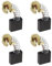 YINETTECH 2 Pares de Escobillas de Carbón 999032/999034 Compatible con Scheppach AB1600 Martillo de Demolición Eléctrico con Vástago Hexagonal 17 Mm X 17 Mm X 7 Mm