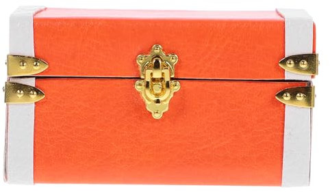 Kasten Mini-Aufbewahrung sbox viktorianische Puppenhausmöbel Miniatur-Vintage-Box Spielzeuge Modelle Mini- -Dekor Mini-Koffer-Spielzeug Jahrgang schmücken Requisiten Baby Ob11