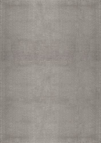 the carpet Relax Weicher, Badezimmerteppich, Bad Set, Badematte, Badvorleger, Anti-Rutsch Unterseite, Waschbar bis 30 Grad, Super Soft, Felloptik Sand, 80 x 150 cm
